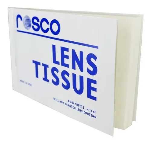 Lens Tissue 100 Folhas Rosco